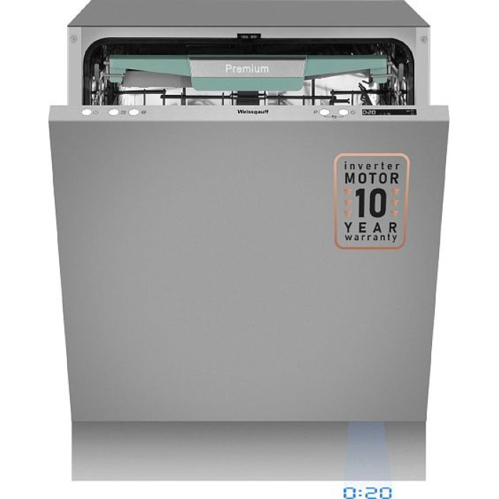 Посудомоечная машина WEISSGAUFF BDW 6075 D Inverter AutoOpen Timer Floor Посудомоечная машина WEISSGAUFF BDW 6075 D Inverter AutoOpen Timer Floor