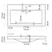 Раковина MADERA ALICE 75 см 4627173210317