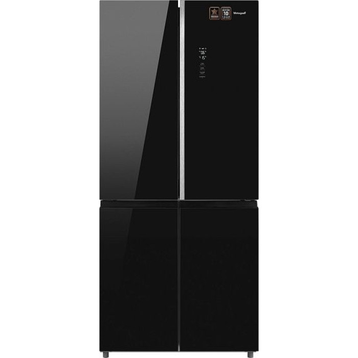 Холодильник WEISSGAUFF WCD 590 NoFrost Inverter Premium EcoFresh Black Glass Холодильник WEISSGAUFF WCD 590 NoFrost Inverter Premium EcoFresh Black Glass