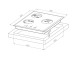 Варочная поверхность MONSHER MGG 45 Noir Варочная поверхность MONSHER MGG 45 Noir