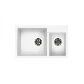 Кухонная мойка ELLECI Quadra 440 White K96