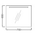Зеркало JACOB DELAFON Parallel EB1412-NF 70х65 см Зеркало JACOB DELAFON Parallel EB1412-NF 70х65 см
