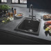 Кухонная мойка GROHE K700 черный гранит 31650AP0 Кухонная мойка GROHE K700 черный гранит 31650AP0
