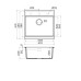 Кухонная мойка OMOIKIRI Kitagawa 57-WH (4993303)