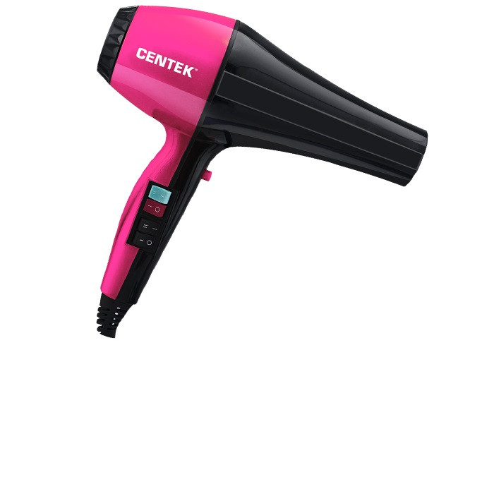 Фен CENTEK CT-2225 черный/красный Фен CENTEK CT-2225 черный/красный
