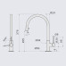 Смеситель FALMEC TREVI ROUND (MTRR.00#PGF)