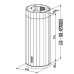 Вытяжка FABER CORINTHIA IS WH MATT/TIB.SILVER Вытяжка FABER CORINTHIA IS WH MATT/TIB.SILVER