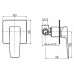 Смеситель M&Z New Geometry NGM02700 хром Смеситель M&Z New Geometry NGM02700 хром