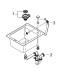 Кухонная мойка GROHE K700 черный гранит 31650AP0 Кухонная мойка GROHE K700 черный гранит 31650AP0