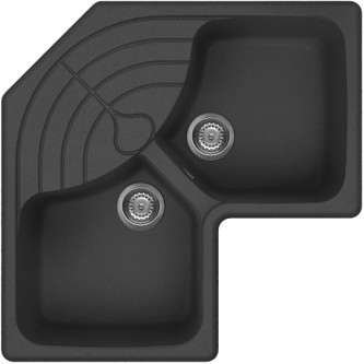 Кухонная мойка ELLECI Master Corner Nero G40 Кухонная мойка ELLECI Master Corner Nero G40
