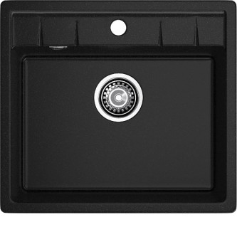 Кухонная мойка GRANFEST Quadro GF-Q561 чёрный Кухонная мойка GRANFEST Quadro GF-Q561 чёрный