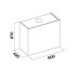Вытяжка FALMEC Laguna STEEL 60 BLACK CLDN6087.E0P2#ZZZI491F+KACL.824#N