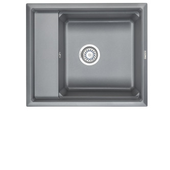 Кухонная мойка GRANULA KS-6004 алюминиум Кухонная мойка GRANULA KS-6004 алюминиум