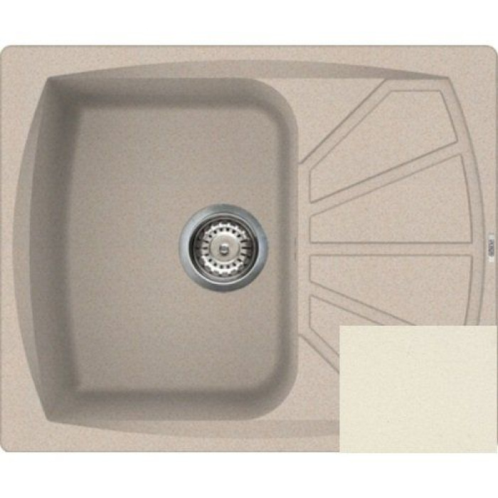 Мойка кухонная Elleci LIVING 125 granitek 62 Bianco Antico