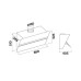 Вытяжка FALMEC Flipper 85 P.E. Cono Vetro Nero Acidato CFPN85.E0P2#ZZZQ491F