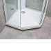 Душевая кабина IDO Showerama 10-5 Comfort 100х100 пятиугольная белый/прозрачное стекло (131.404.207.313)