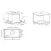 Вытяжка KRONA Selina 600 Glass white S Вытяжка KRONA Selina 600 Glass white S