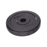 Диск пластиковый Starfit BB-203 1,25 кг d=26 мм черный Диск пластиковый Starfit BB-203 1,25 кг d=26 мм черный