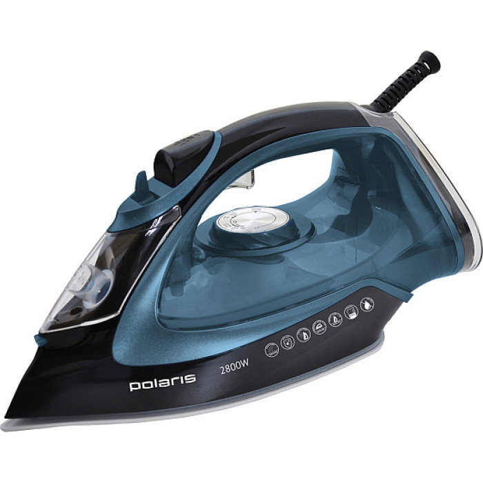 Утюг POLARIS PIR 2821AK черный/бирюзовый Утюг POLARIS PIR 2821AK черный/бирюзовый