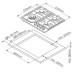 Варочная поверхность HiSTORY HGE 640C FBK Варочная поверхность HiSTORY HGE 640C FBK