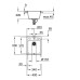 Кухонная мойка GROHE K700 черный гранит 31650AP0 Кухонная мойка GROHE K700 черный гранит 31650AP0