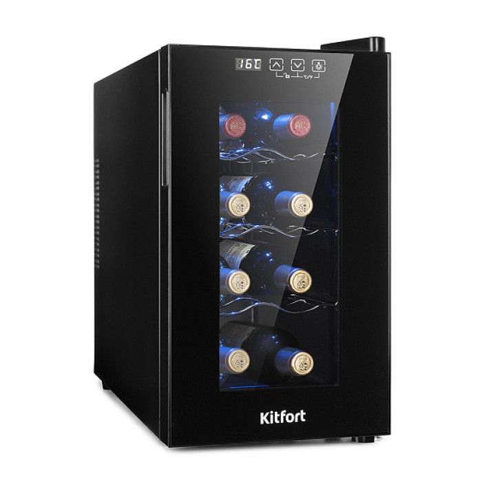 Винный шкаф KITFORT КТ-2419 черный Винный шкаф KITFORT КТ-2419 черный