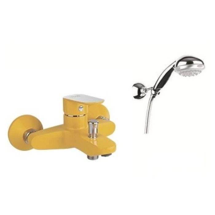 Смеситель FIORE Kevon Chic 81YX8150 yellow/chrome Смеситель FIORE Kevon Chic 81YX8150 yellow/chrome
