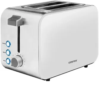 Тостер CENTEK СТ-1422 White Тостер CENTEK СТ-1422 White