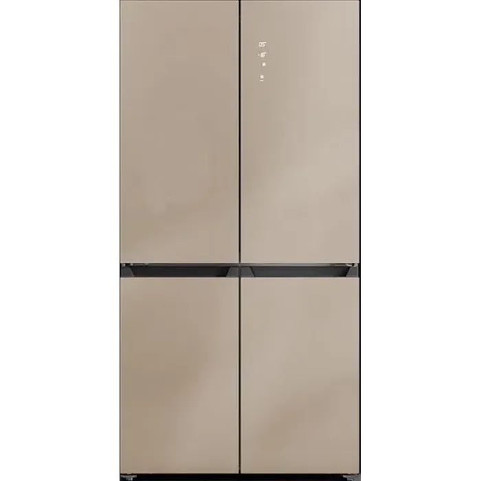Холодильник LEX LCD505 Brown satin Cross Door