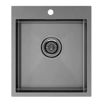 Кухонная мойка PAULMARK Kroner PM214551-GM