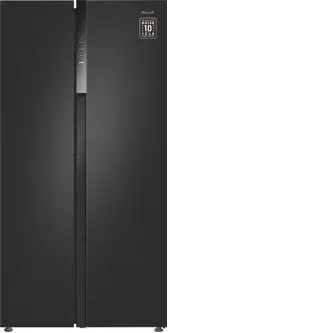 Холодильник WEISSGAUFF WSBS 550 Inverter NoFrost Dark Grey