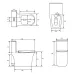 Унитаз GROSSMAN GR-5607SQ Унитаз GROSSMAN GR-5607SQ