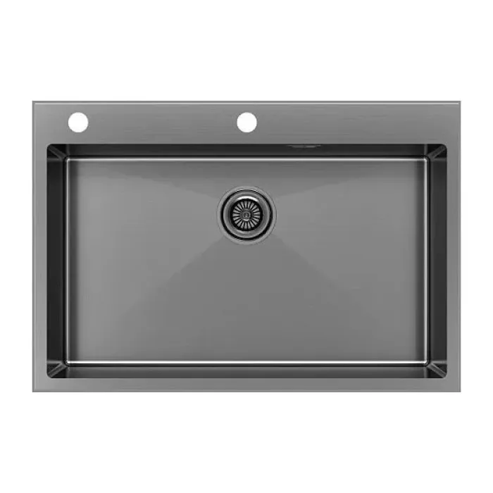 Кухонная мойка PAULMARK KRONER-EDGE PM777551-GM