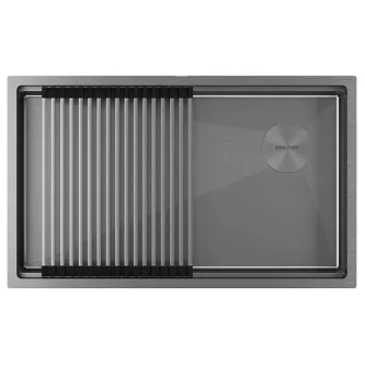 Кухонная мойка PAULMARK NEXT-PRO PM707445-GM Кухонная мойка PAULMARK NEXT-PRO PM707445-GM