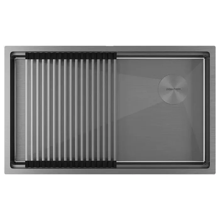Кухонная мойка PAULMARK NEXT-PRO PM707445-GM Кухонная мойка PAULMARK NEXT-PRO PM707445-GM
