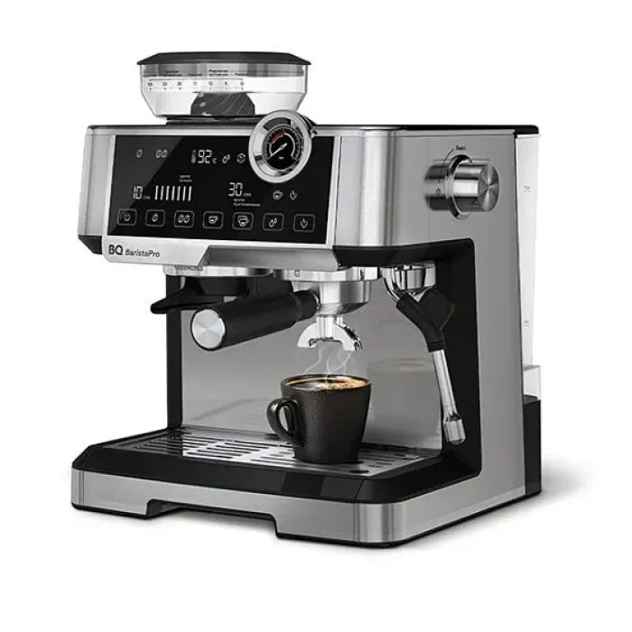 Кофеварка BQ CM5002 стальной-черный Кофеварка BQ CM5002 стальной-черный