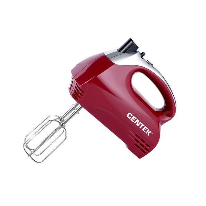 Миксер Centek CT-1118 хром/вишня Миксер Centek CT-1118 хром/вишня