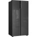 Холодильник WEISSGAUFF WSBS 600 NoFrost Inverter Inox Glass Холодильник WEISSGAUFF WSBS 600 NoFrost Inverter Inox Glass