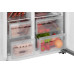 Холодильник WEISSGAUFF WSBS 600 NoFrost Inverter Inox Glass Холодильник WEISSGAUFF WSBS 600 NoFrost Inverter Inox Glass
