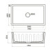 Кухонная мойка OMOIKIRI Mikura 76-WH Glossy (4993258)