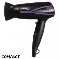 Фен BBK BHD1608i черный/фиолетовый Фен BBK BHD1608i черный/фиолетовый
