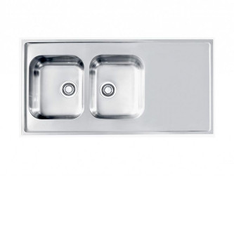 Кухонная мойка ALVEUS Classic Pro 100 SAT-90 1130474 (в комплекте с сифоном)