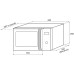 Микроволновая печь KRONA QUANTUM 44 MR/IX