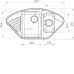 Кухонная мойка GRANFEST QUARZ GF-Z14 черный Кухонная мойка GRANFEST QUARZ GF-Z14 черный
