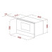Микроволновая печь TEKA ML 82-G1 BIS L MATT BLACK (112030009) Микроволновая печь TEKA ML 82-G1 BIS L MATT BLACK (112030009)
