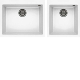 Кухонная мойка ELLECI Quadra 210 White K96