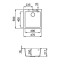 Кухонная мойка ELLECI Quadra 102 Tortora G43 Кухонная мойка ELLECI Quadra 102 Tortora G43