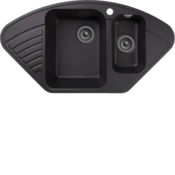 Кухонная мойка GRANFEST QUARZ GF-Z14 черный Кухонная мойка GRANFEST QUARZ GF-Z14 черный