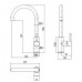 Смеситель M&Z MZ-Expo MZE14100 хром Смеситель M&Z MZ-Expo MZE14100 хром