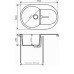 Кухонная мойка POLYGRAN Atol-760 №16 черная